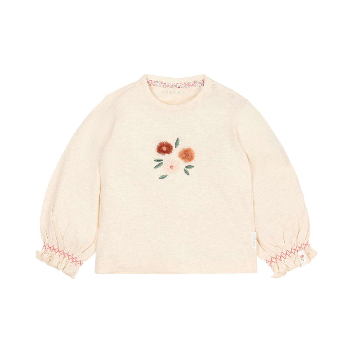 Langarmshirt Beige Little Dutch