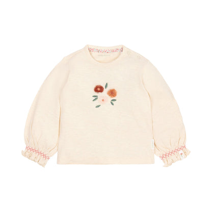 Langarmshirt Beige Little Dutch