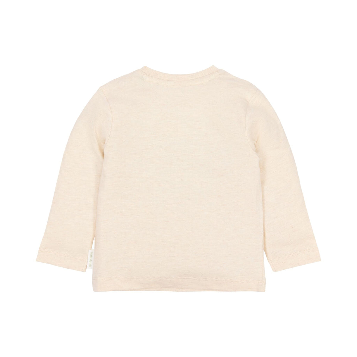 Beiges Langarmshirt mit Safari-Auto