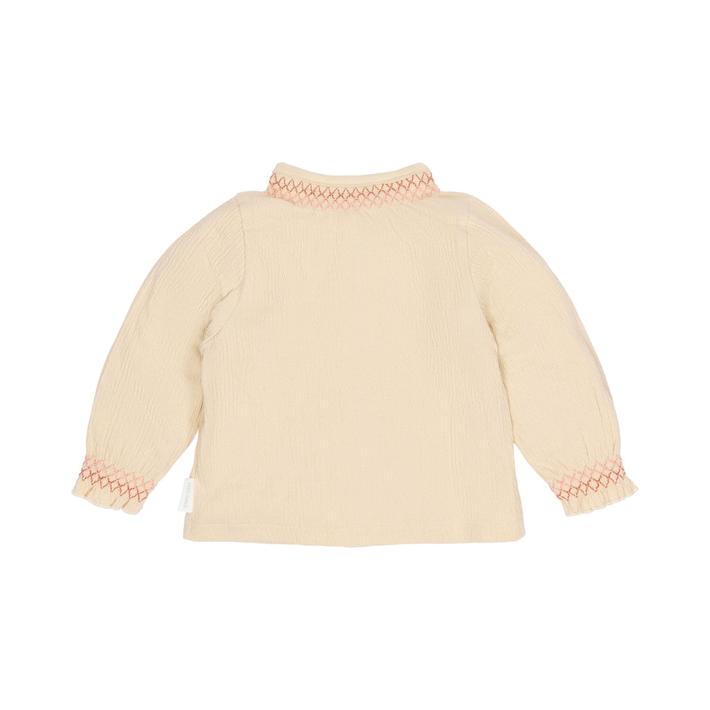 Bluse mit langen Ärmeln Beige Little Dutch Detail
