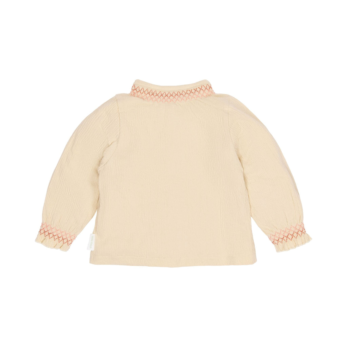 Bluse mit langen Ärmeln Beige Little Dutch Detail