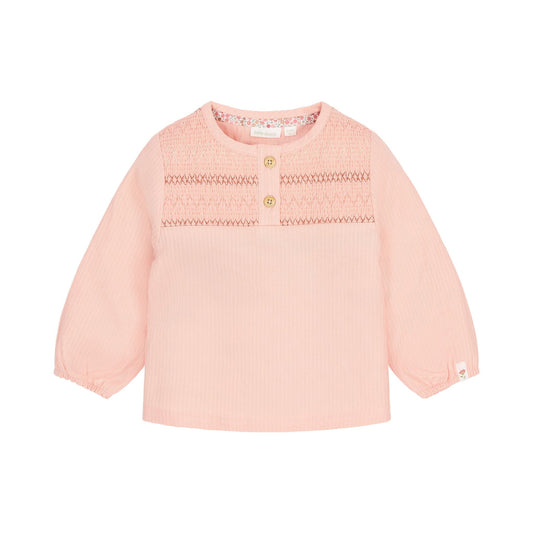 Bluse mit langen Ärmeln Rosa Little Dutch