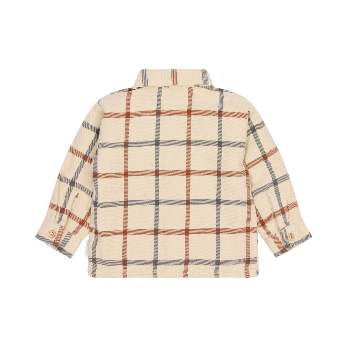 Overshirt Beige kariert