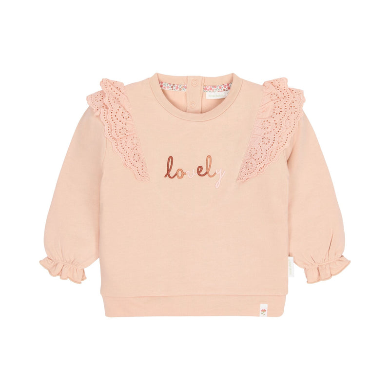 Pullover Rosa mit Rüschen Little Dutch