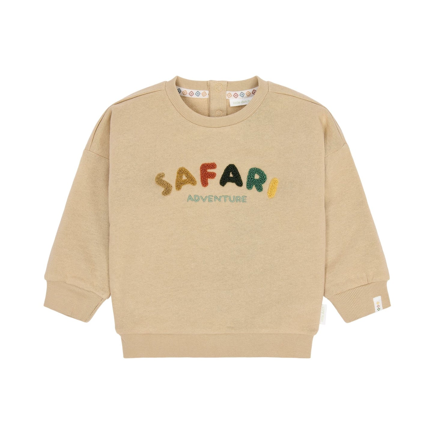 Pullover mit Sand-Safari-Print