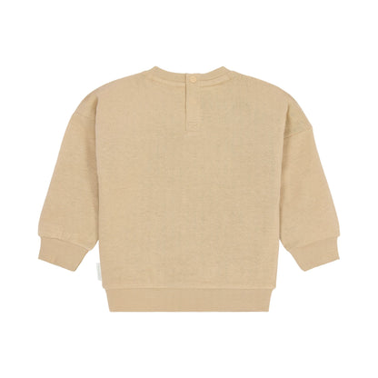 Pullover mit Sand-Safari-Print