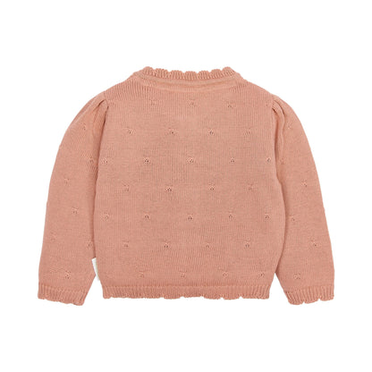 Strickjacke Rosa Little Dutch Detail