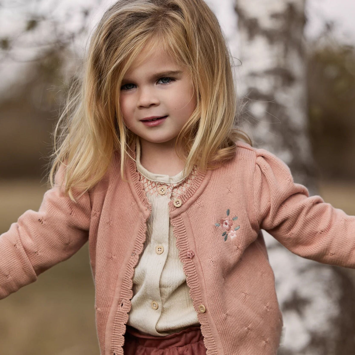 Strickjacke Rosa Little Dutch Lifestyle