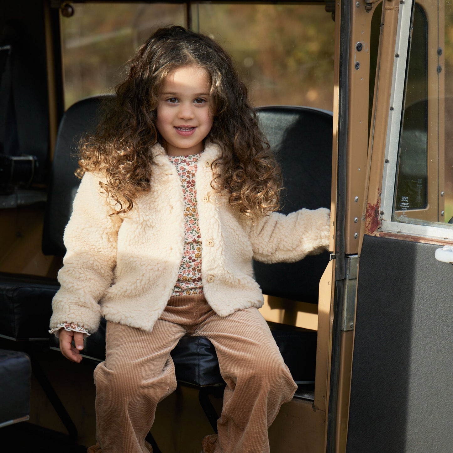 Teddy Cardigan Beige Little Dutch Lifestyle