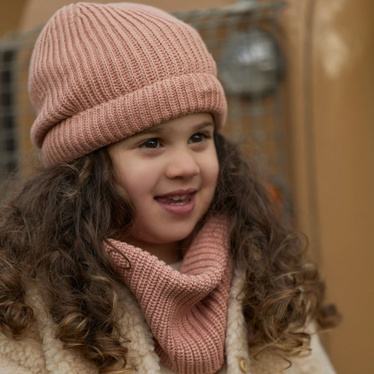 Little Dutch Strickmütze Rosa, Detailansicht