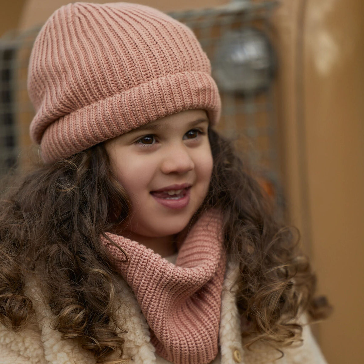 Little Dutch Strickmütze Rosa, Detailansicht