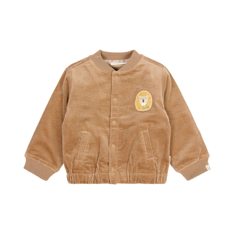 Strickjacke Cordbraun Little Dutch