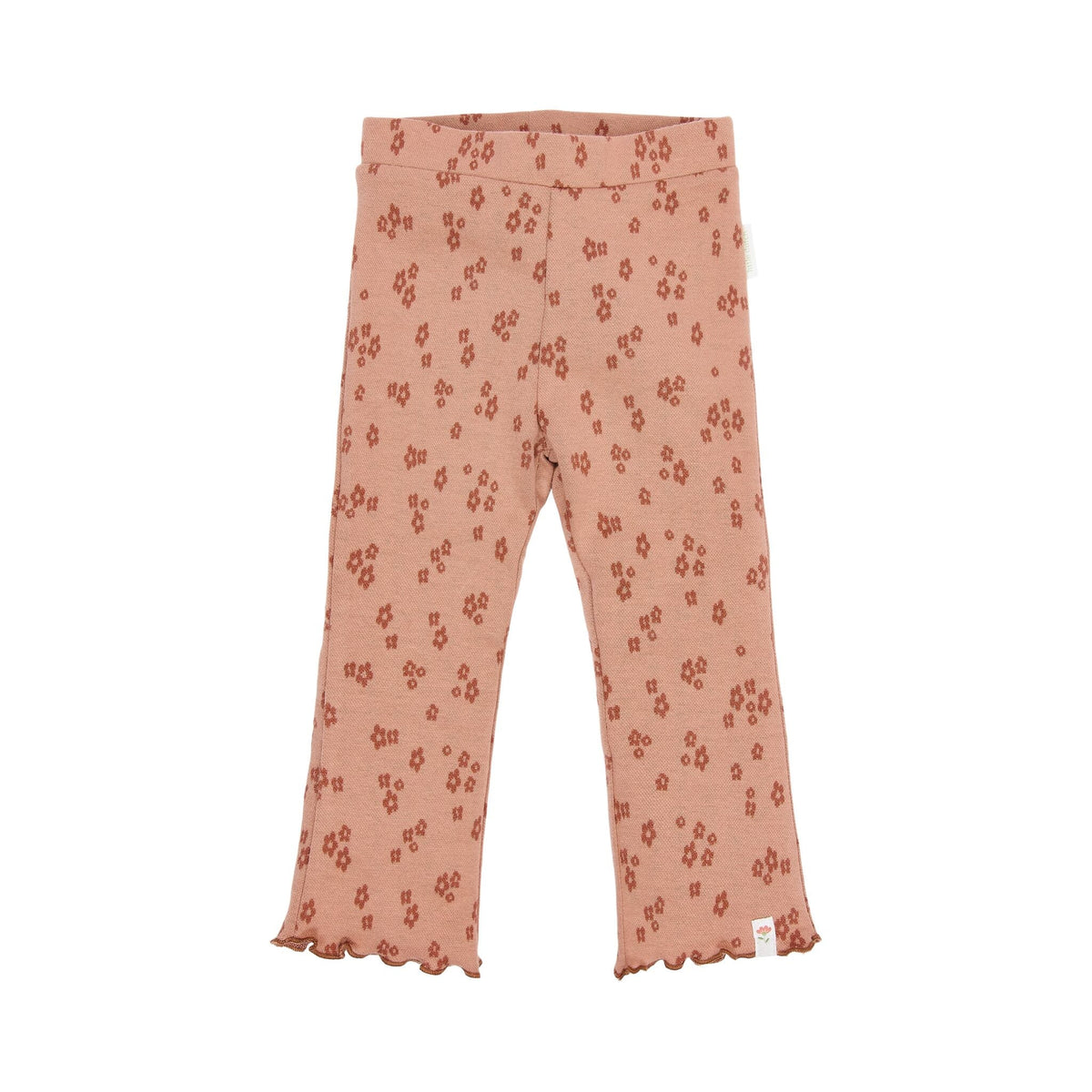 Little Dutch Ausgestellte Hose Rosa mit Blumenmuster