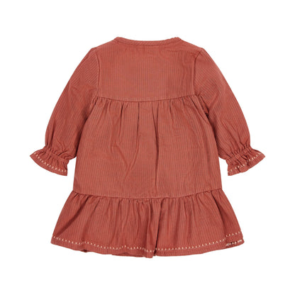 Kleid mit langen Ärmeln Rosa