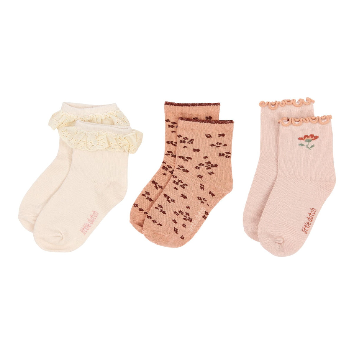 Little Dutch Socken 3er-Set Rosa
