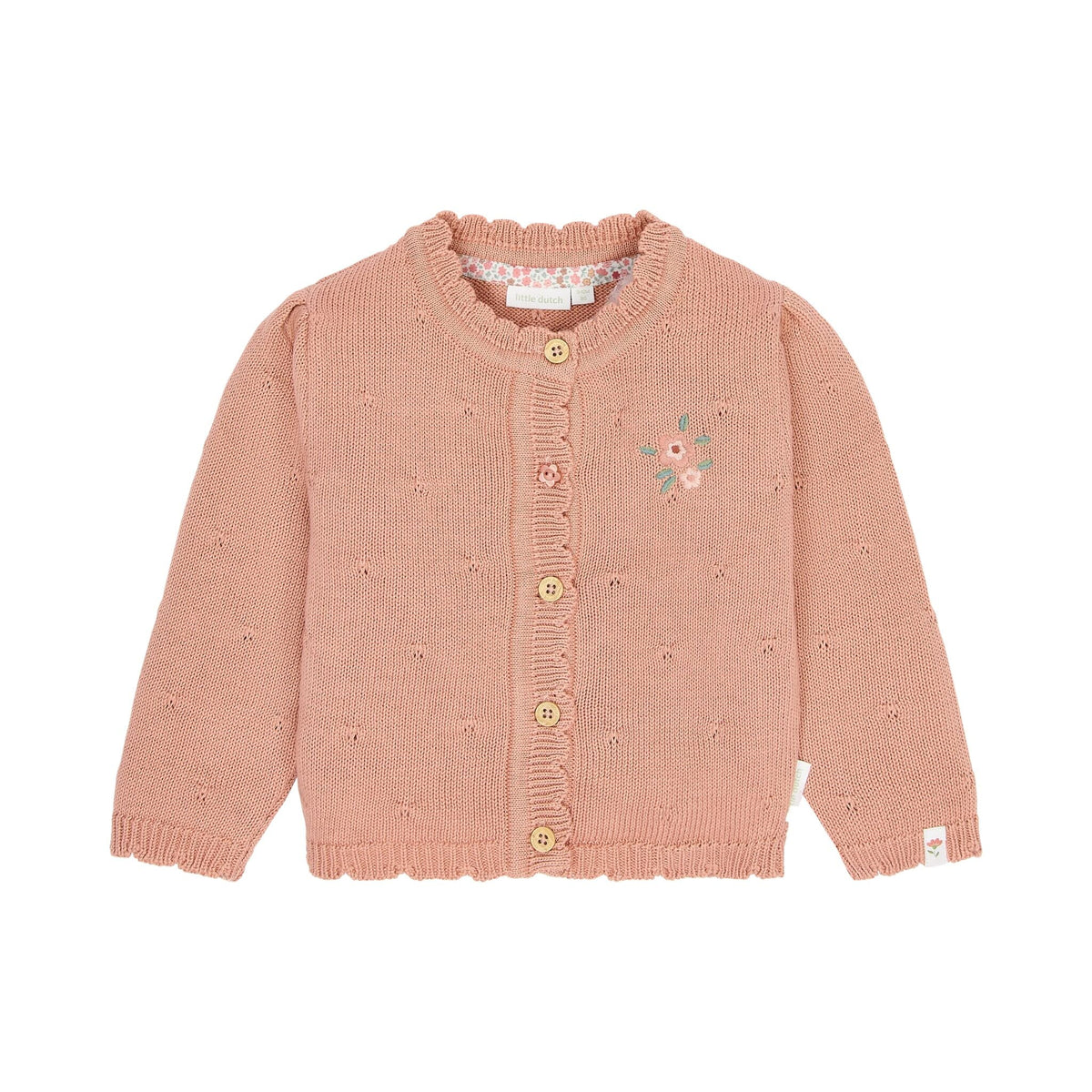 Strickjacke Rosa Little Dutch