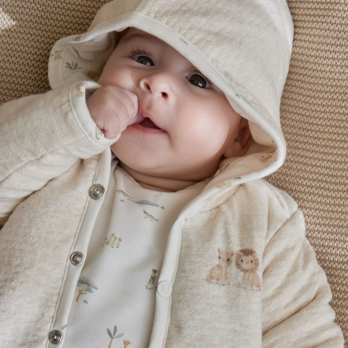 Little Dutch Langarmshirt Weiß Little Safari, Lifestyle