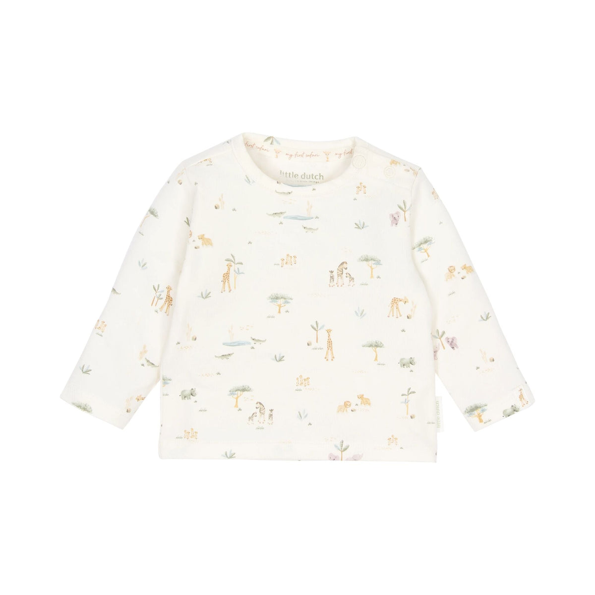 Little Dutch Langarmshirt Weiß Little Safari