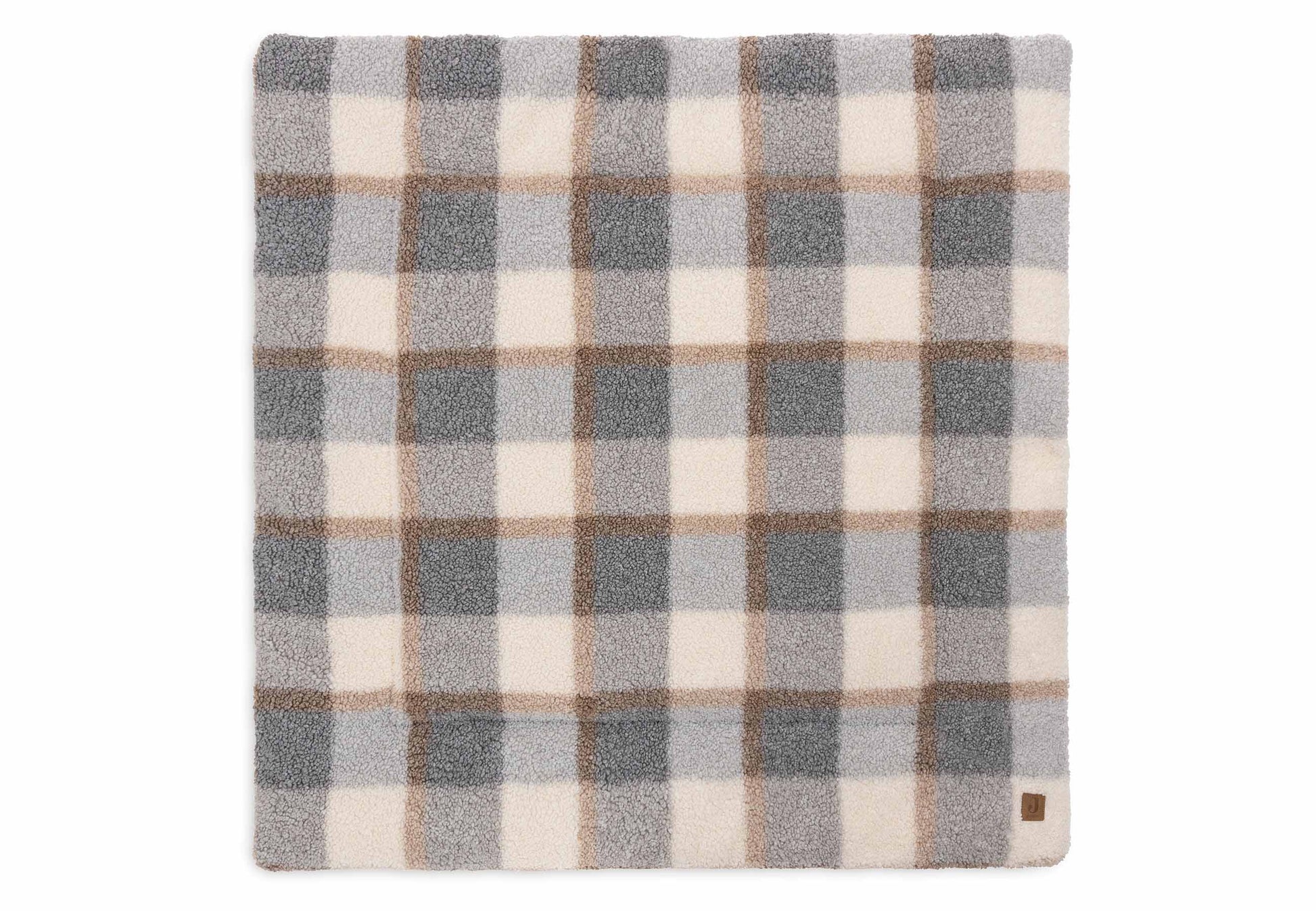 Jollein Krabbeldecke - Check Boucle