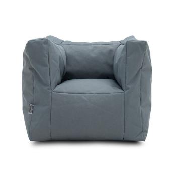 Jollein Kleiner Babysessel & Sitzsack in Stuhlform 'Brick' grau 40x46x37 cm