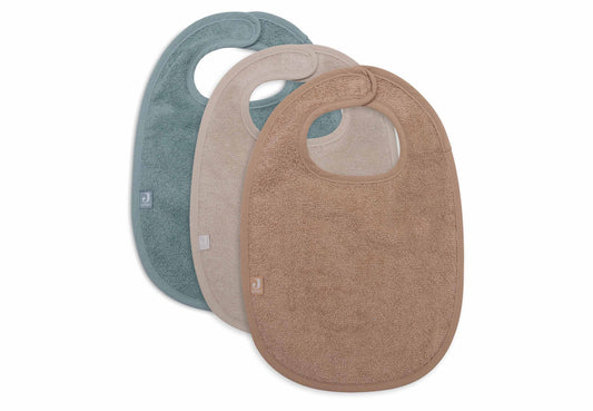 Jollein Lätzchen Frottee - 3 Stück Sea Green Studio