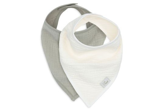 Jollein Lätzchen Bandana - Hydrophil - 2 Stück Olive Green Studio