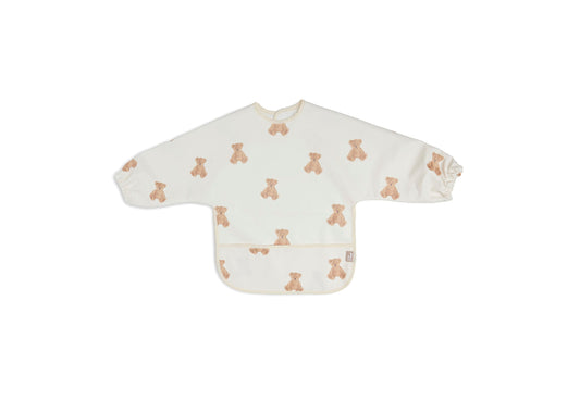 Jollein Lätzchen Wasserdicht mit Ärmeln - Teddy Bear Studio
