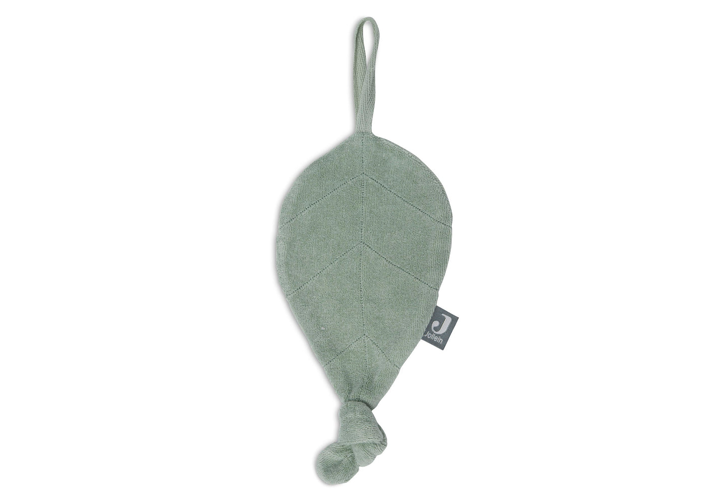 Jollein Schmusetuch Frottee - Leaf Ash Green Studio