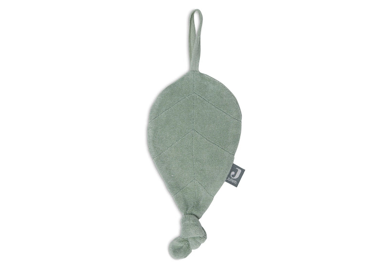Jollein Schmusetuch Frottee - Leaf Ash Green Studio