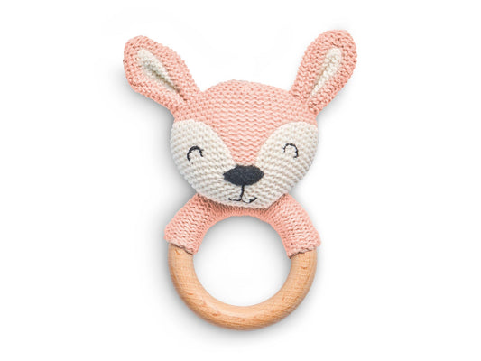 Jollein Beißring - Deer Pale Pink Studio