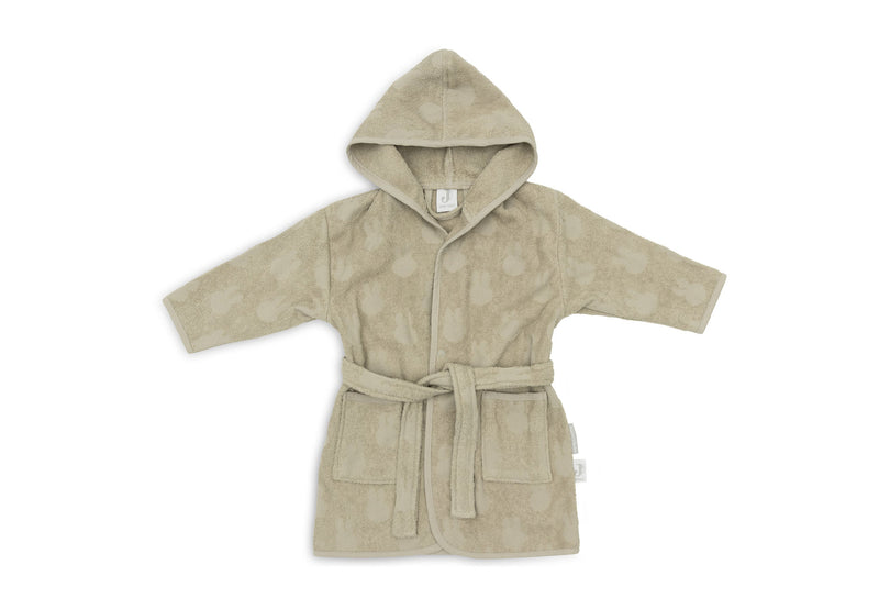Jollein Bademantel Frottee - Miffy Jacquard - Sea Green — Hauptansicht