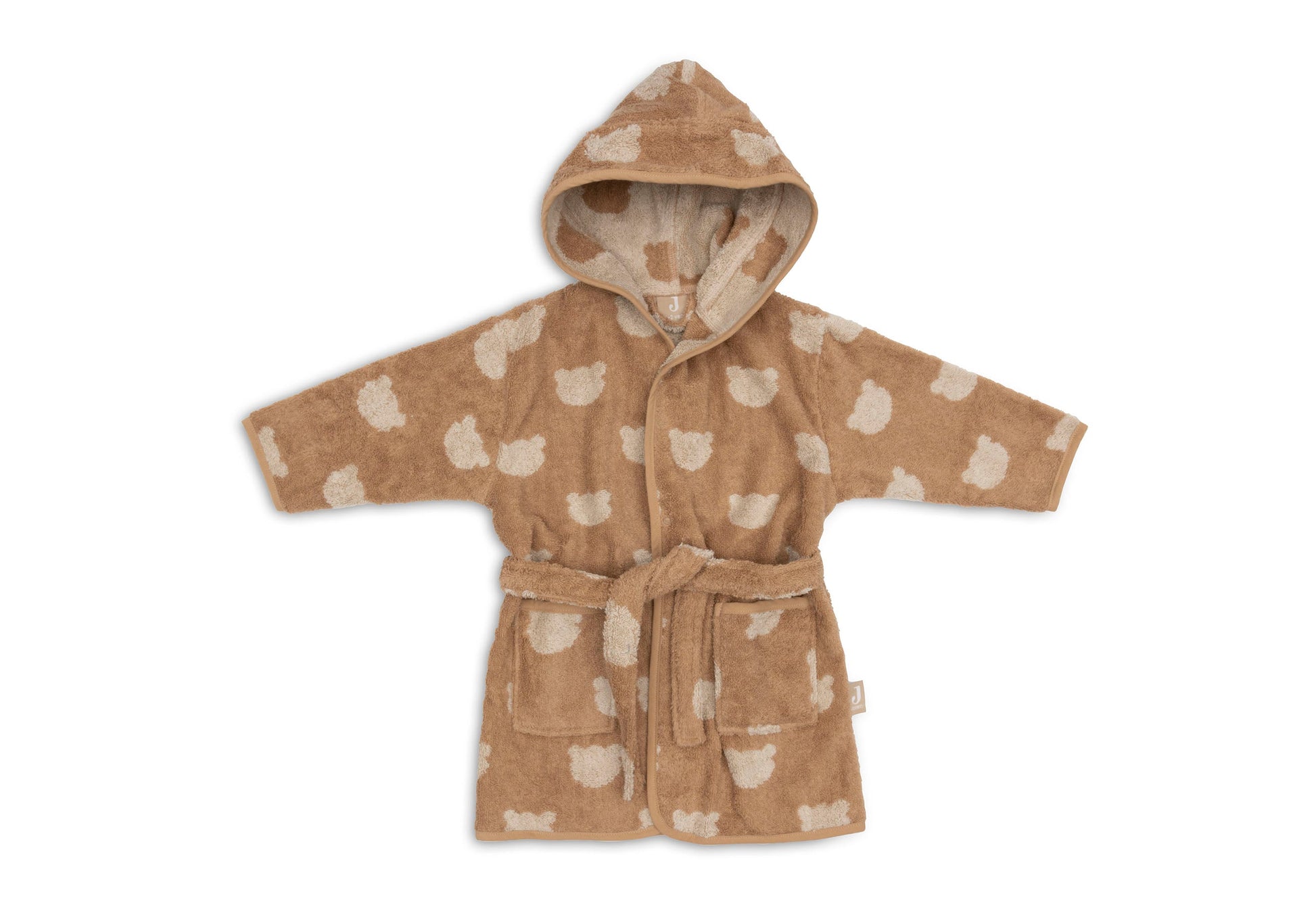 Jollein Baby Bademantel - Jacquard - Blush — Detailansicht 3
