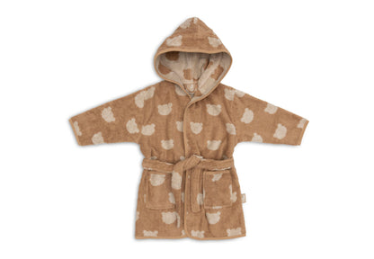 Jollein Baby Bademantel - Jacquard - Biscuit — Detailansicht 3
