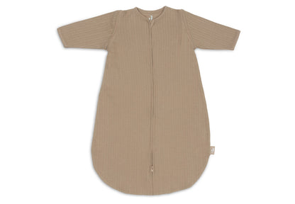 Jollein Baby Schlafsack mit abnehmbaren Ärmeln - Rund - Ajour Biscuit Detail
