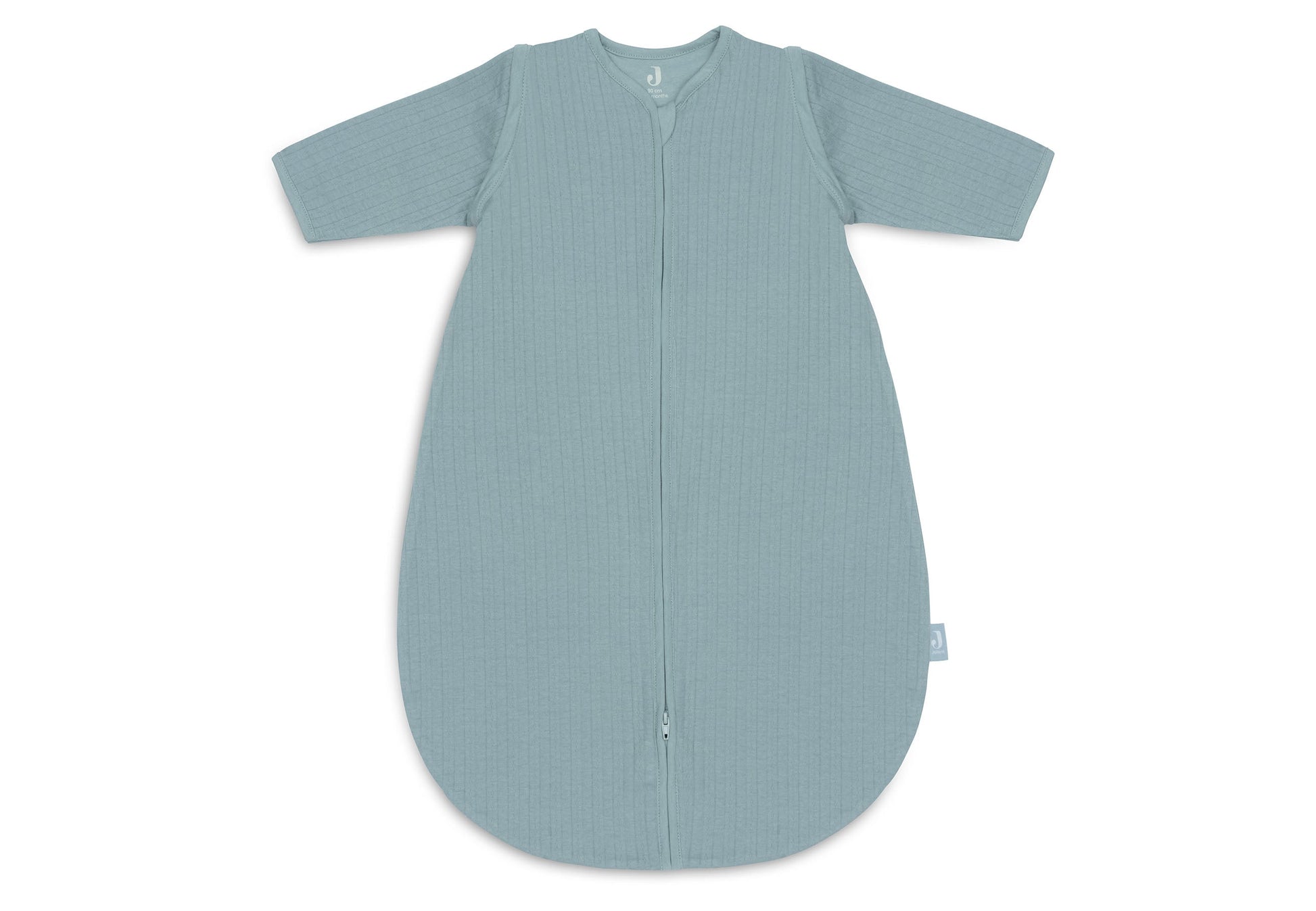 Jollein Baby Schlafsack mit abnehmbaren Ärmeln - Rund - Ajour Sea Green Detail