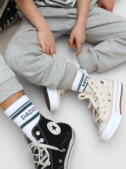 Famvibes Daddy Striped Socken green