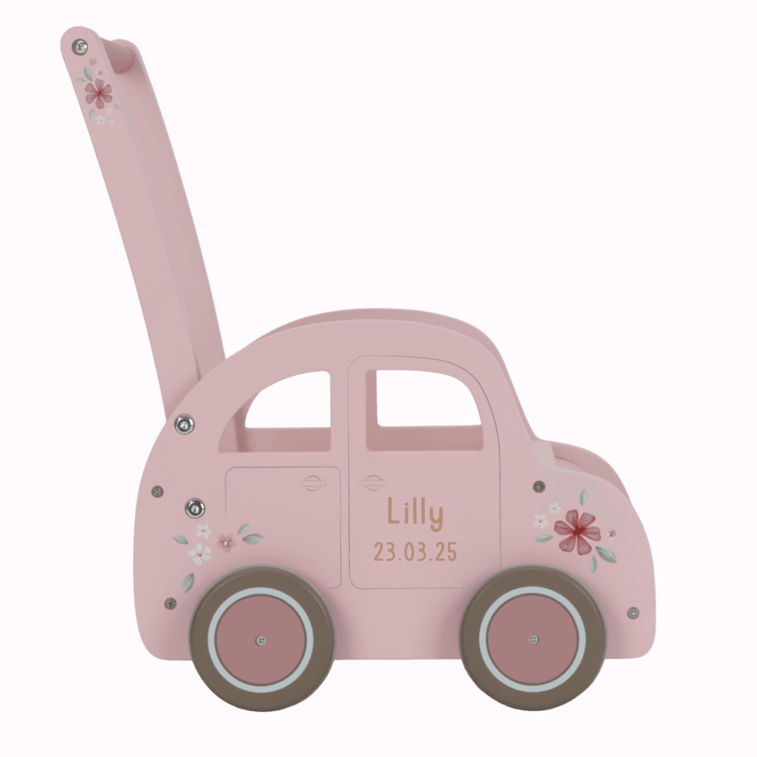 Personalisierter Laufwagen Laufwagen Holz Baby