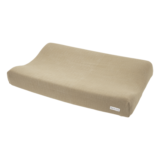 Meyco Wickelauflagenbezug Knit Basic Taupe Studio