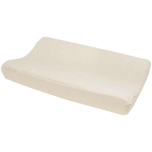 Meyco Wickelauflagenbezug vorgewaschen musselin Soft sand Studio