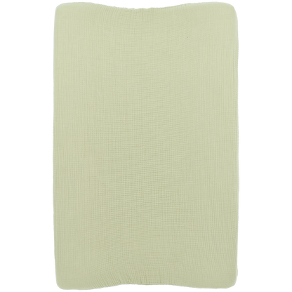 Meyco Wickelauflagenbezug vorgewaschen musselin Soft Olive
