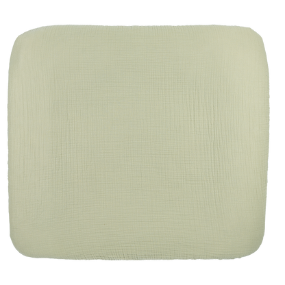 Meyco Wickelauflagenbezug vorgewaschen musselin Soft Olive