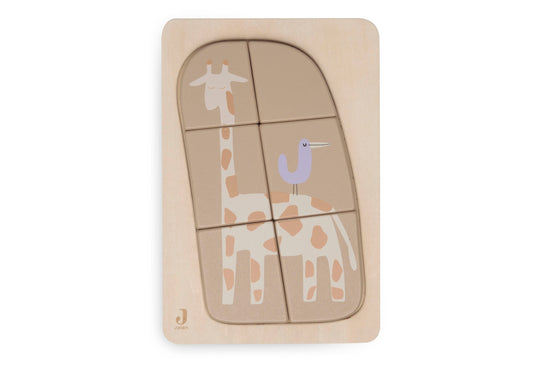 Jollein Puzzle aus Holz - Jungle Jambo Nougat Studio