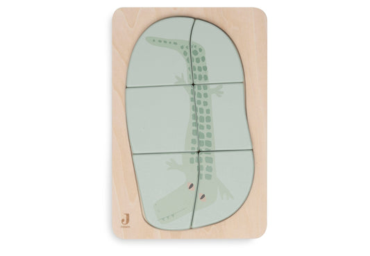Jollein Puzzle aus Holz - Jungle Jambo Sea Green Studio