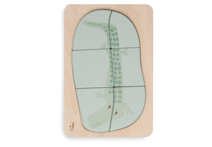 Jollein Puzzle aus Holz - Jungle Jambo Sea Green