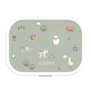 Little Dutch Grüne Brotdose Little Farm Mepal Lunchbox