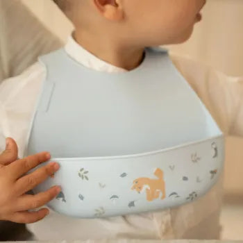 Little Dutch Lätzchen blau - Forest Friends Mepal Mio