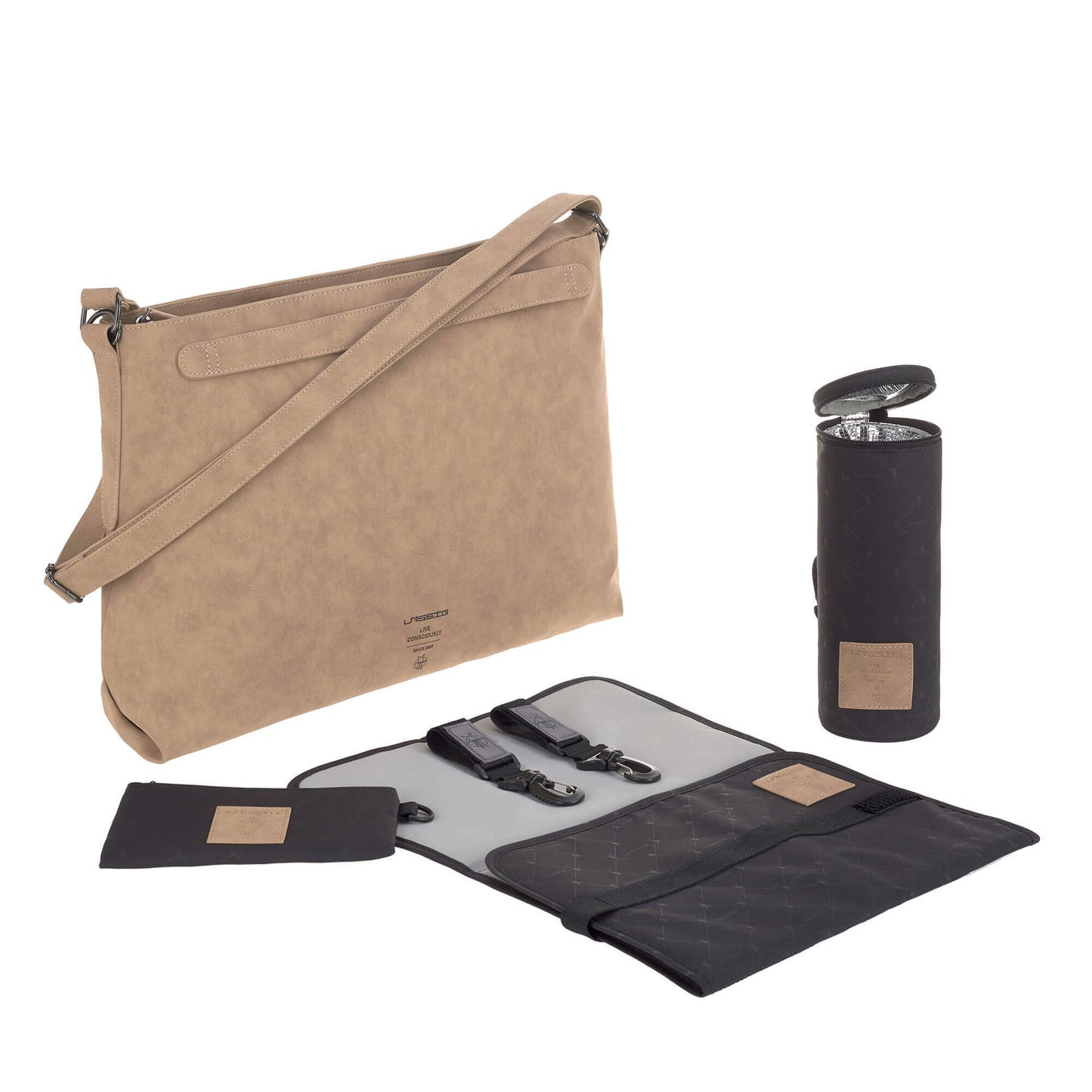 Wickeltasche Tender Shoulder Bag, Camel