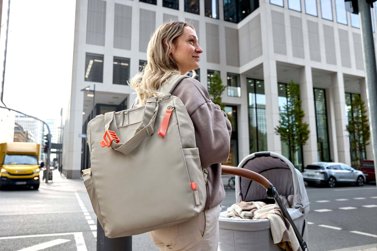 Wickelrucksack Conversion Backpack, Beige