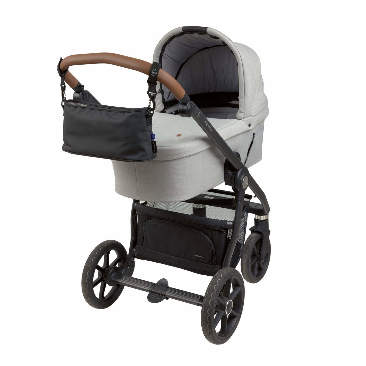 Lässig Buggy Organizer, Schwarz Rückansicht
