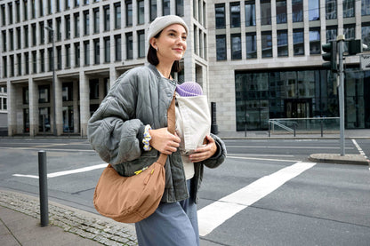 Umhängetasche Stretch Up Bum Bag, Braun